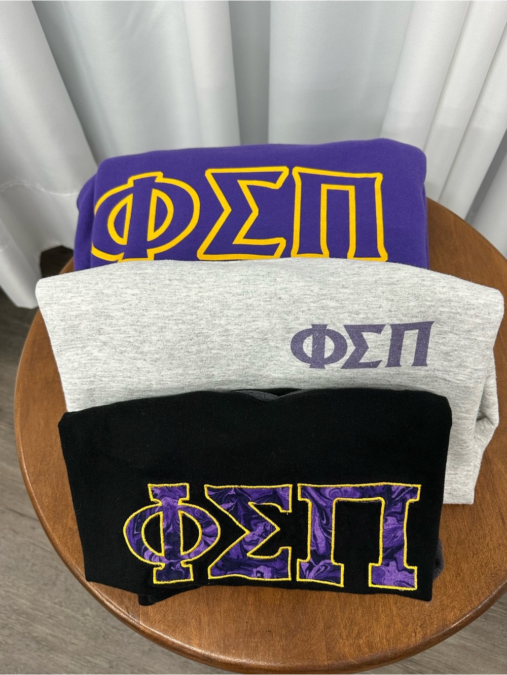 Phi Sigma Pi lot of 3 women’s size small Crewneck Sweatshirts and Tshirt